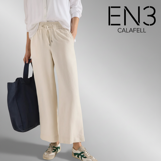 CECIL PANTALON MEZCLA DE LINO Y ALGODON