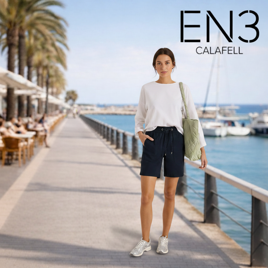 CECIL PANTALON CORTO CINTURA AJUSTABLE
