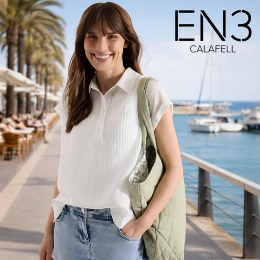 CECIL BLUSA TEXTURIZADA SIN MANGAS