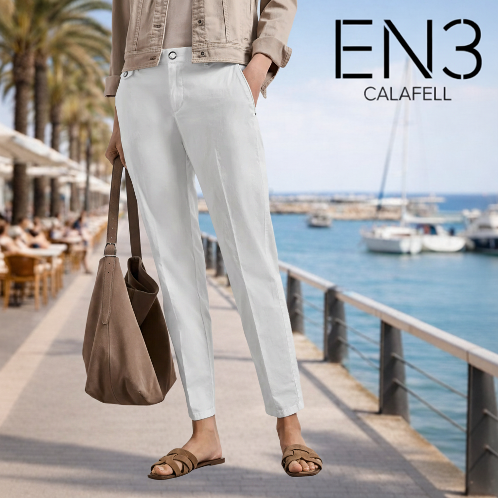 STREET ONE PANTALON CHINO BLANCO