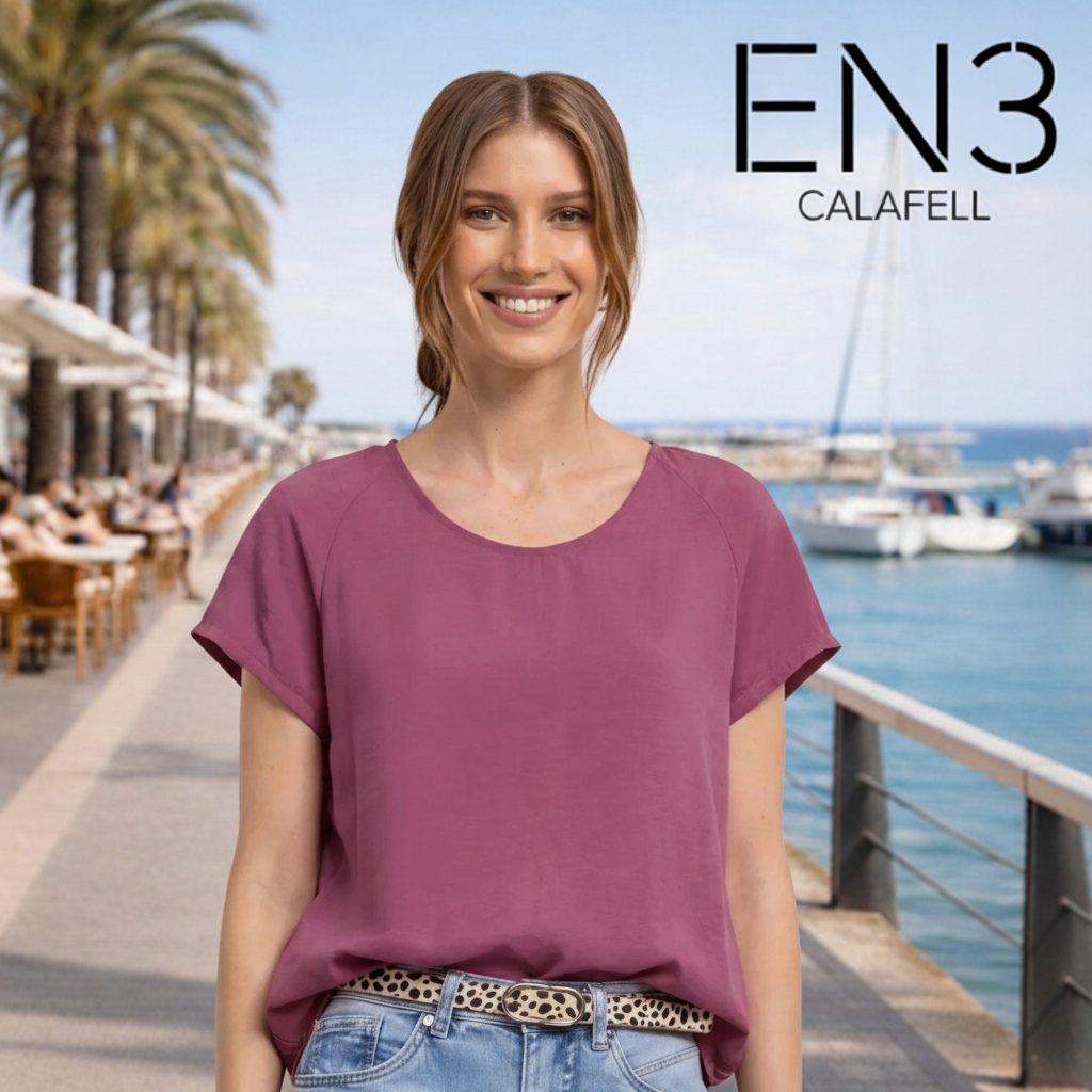 STREET ONE CAMISETA ESCOTADA CINTURA AJUSTABLE