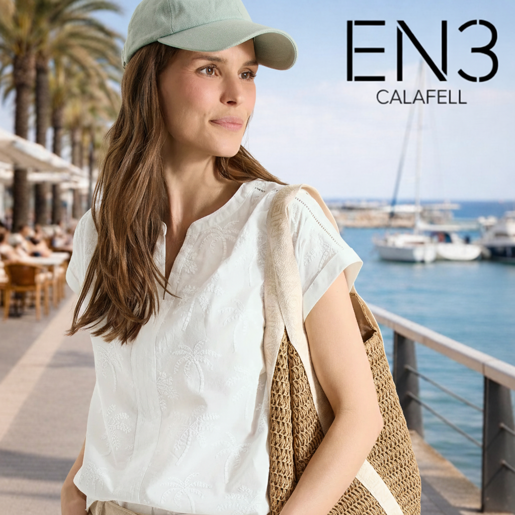CECIL  BLUSA DE VERANO DETALLES BORDADOS