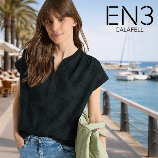 CECIL  BLUSA DE VERANO DETALLES BORDADOS