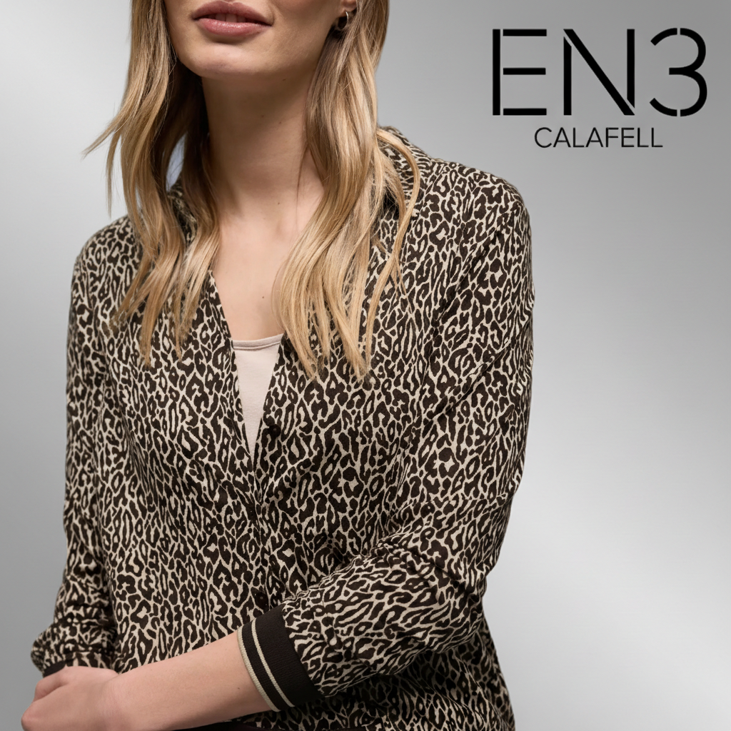 EN3CALAFELL BLUSA STREET ONE ESTAMPADO ANIMAL PRINT