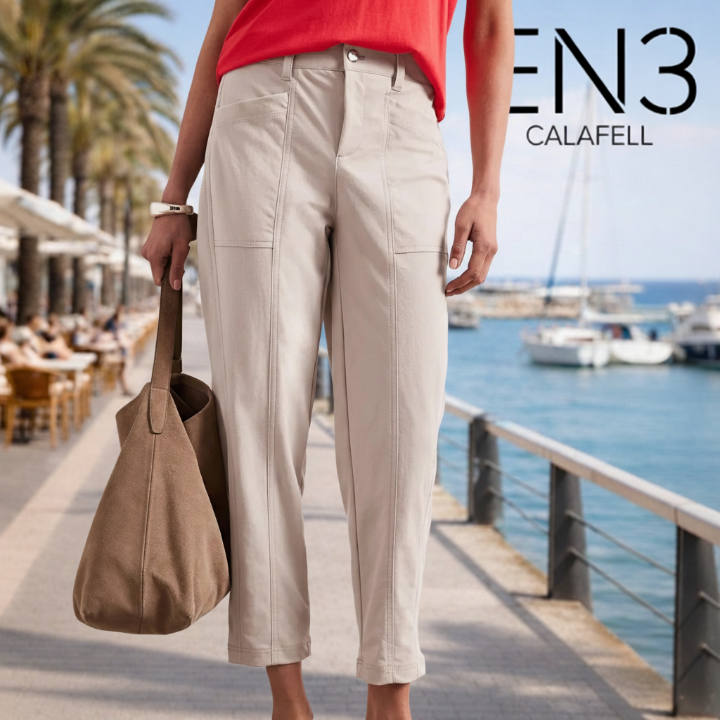STREET ONE PANTALON ELASTICO CINTURA ALTA
