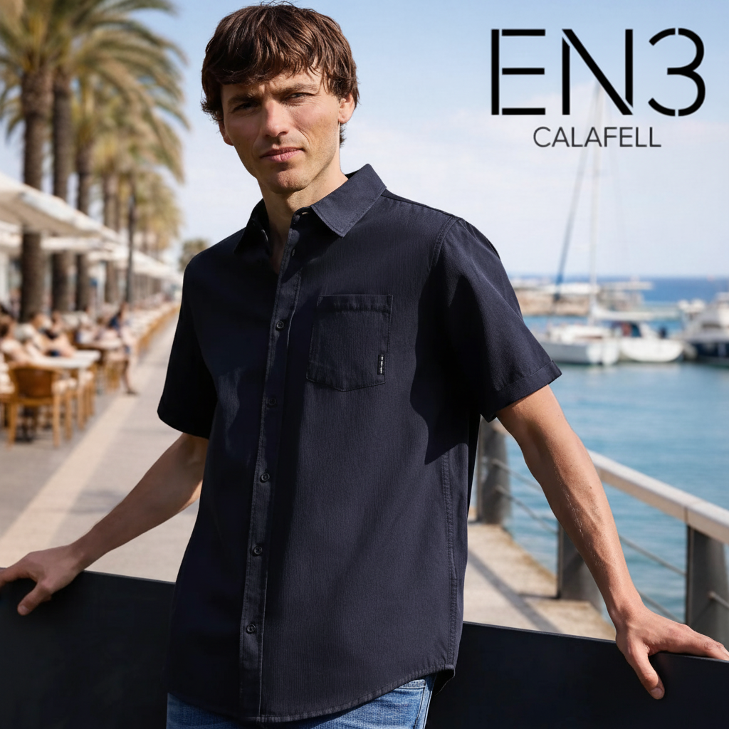 STREET ONE CAMISA MANGA CORTA AZUL MARINO