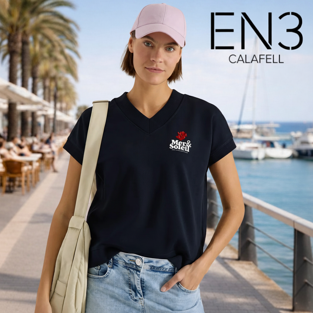CECIL SUDADERA MANGA CORTA CUELLO PICO