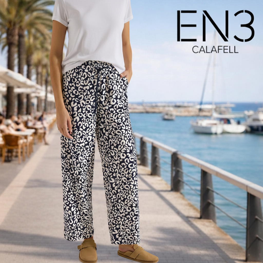 CECIL PANTALONES HOLGADOS ESTAMPADOS