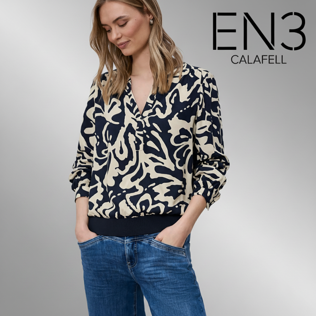 STREET ONE BLUSA ESTAMPADA DE VISCOSA