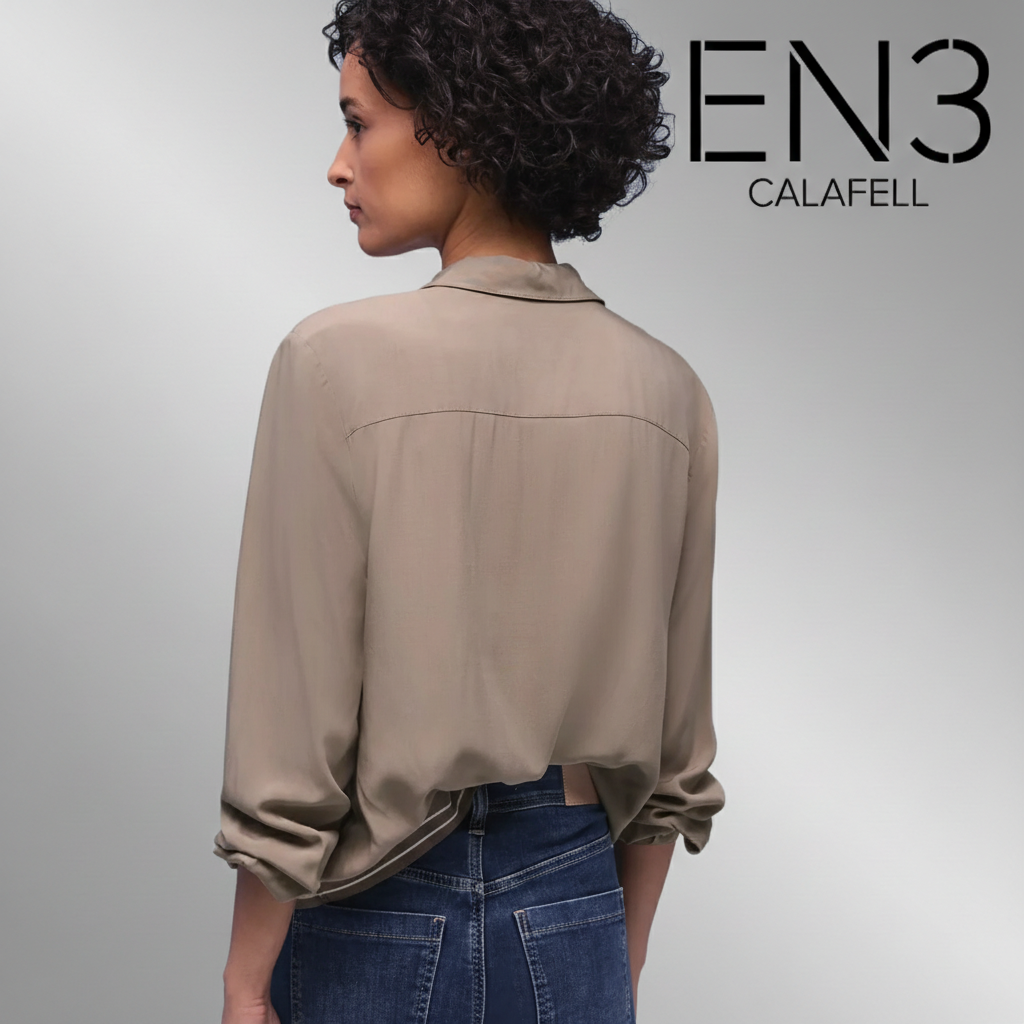 EN3CALAFELL BLUSA CAMISERA TOQUE UNIVERSITARIO STREET ONE