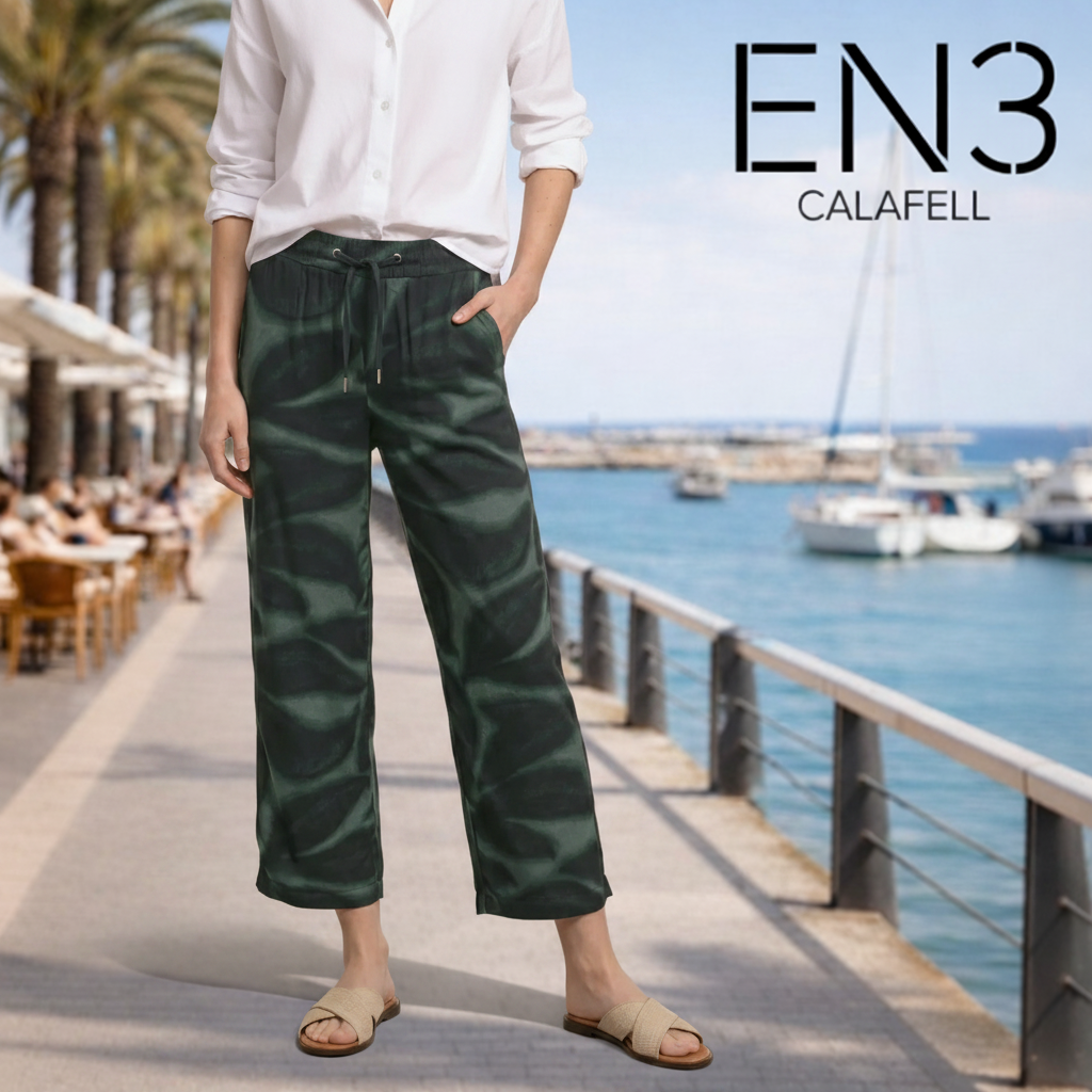 STREET ONE PANTALONES TOBILLEROS DE VERANO HOLGADOS