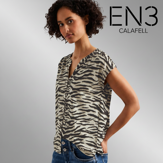 STREET ONE CAMISETA DE PUNTO ANIMAL PRINT
