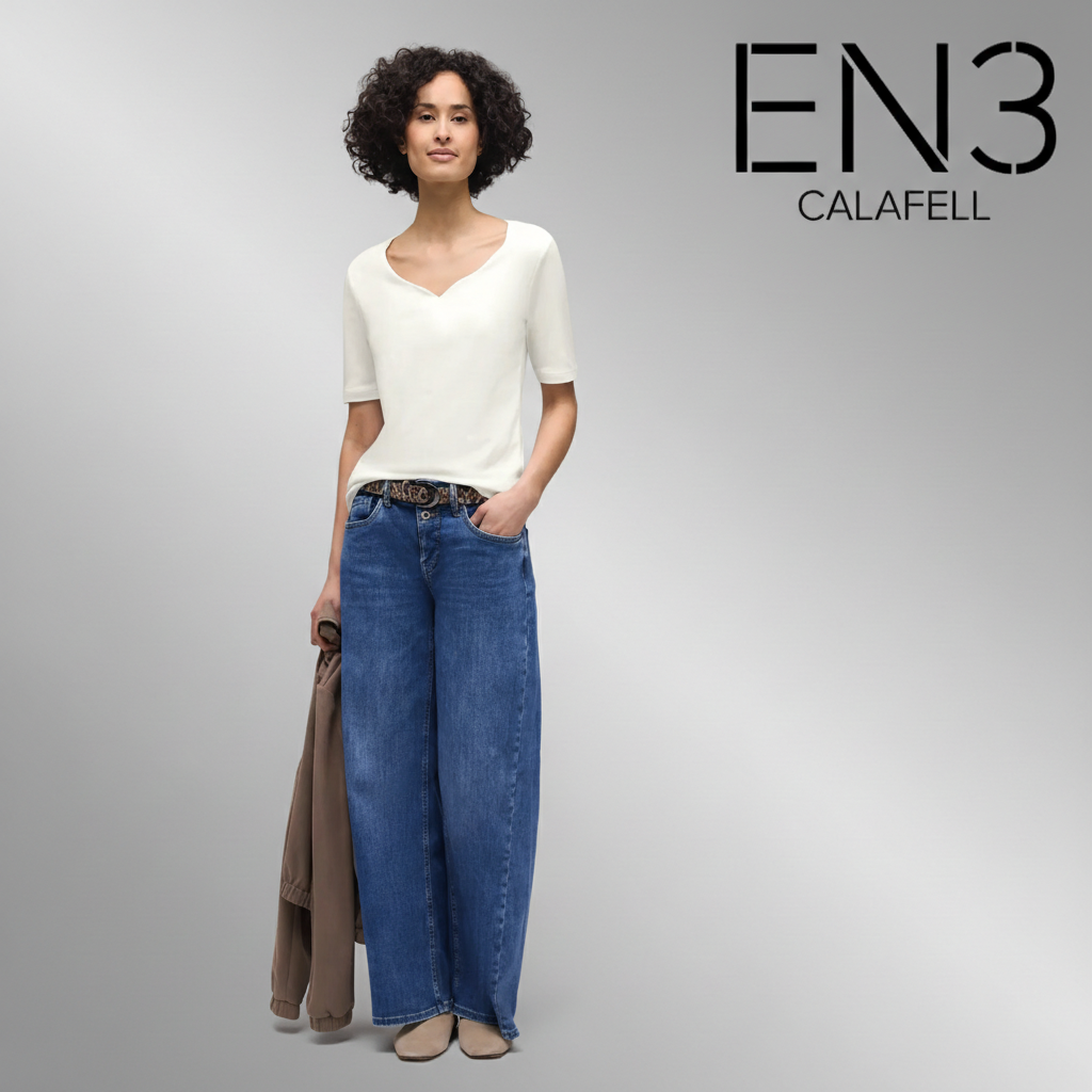 EN3CALAFELL CAMISETA BASICA  ESCOTE CORAZON STREET ONE