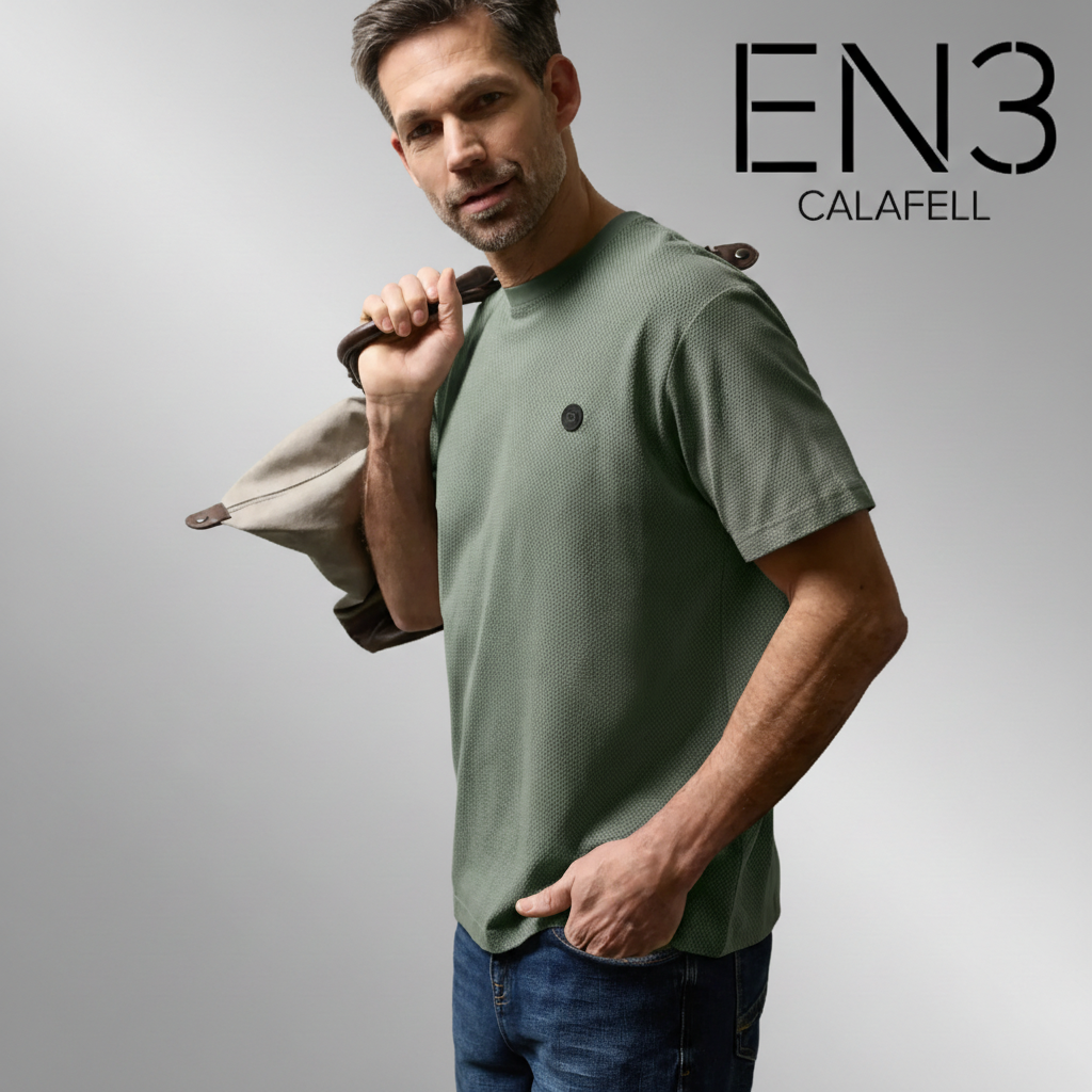 EN3CALAFELL CAMISETA ELASTICA VERDE STREET ONE