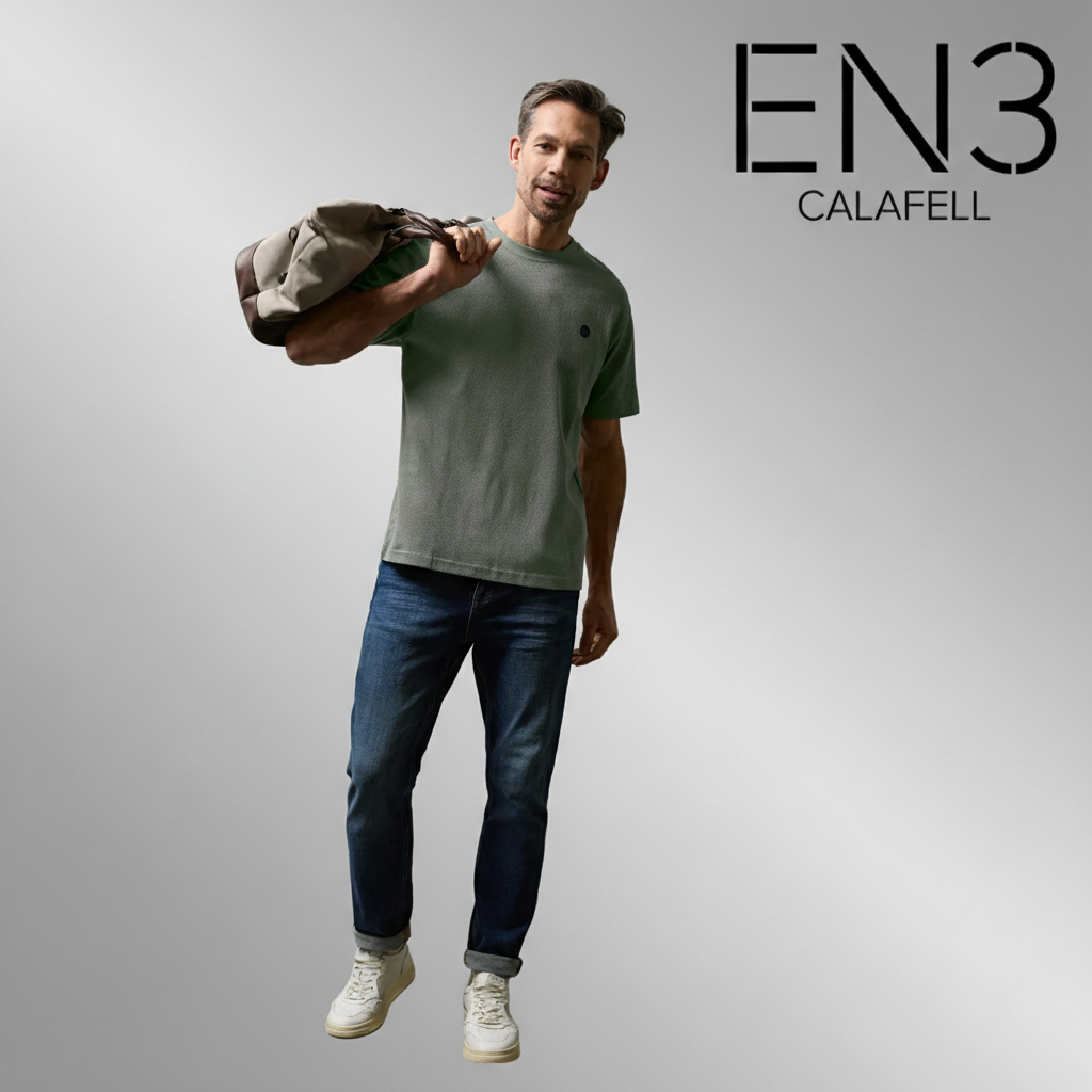 EN3CALAFELL CAMISETA ELASTICA VERDE STREET ONE