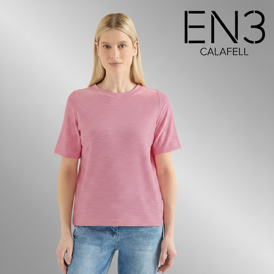 EN3CALAFELL CAMISETA RAYAS ROSA CECIL