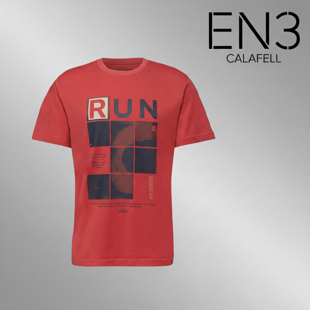 EN3CALAFELL CAMISETA CORAL CON PRINT STREET ONE
