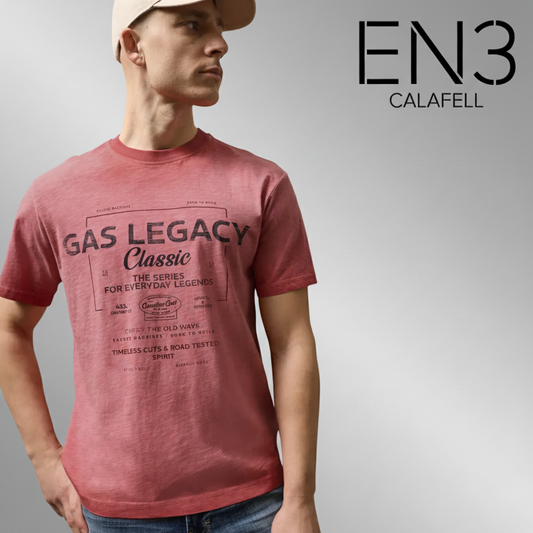 EN3CALAFELL CAMISETA CORAL EFECTO LAVADO