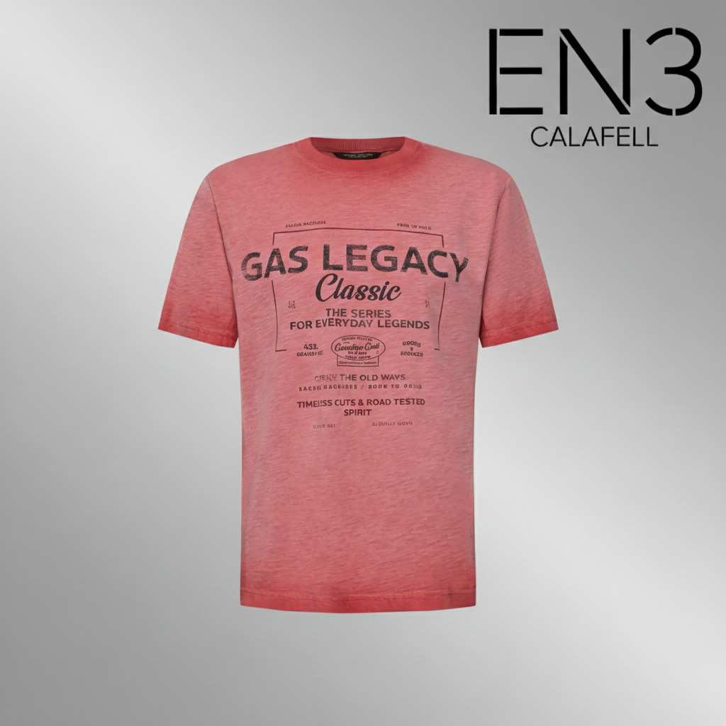 EN3CALAFELL CAMISETA CORAL EFECTO LAVADO