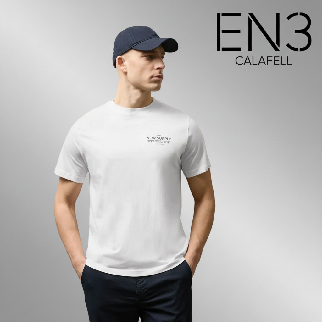 EN3CALAFELL CAMISETA CON PRINT EN LA ESPALDA