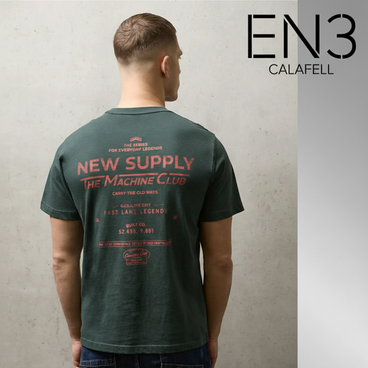 EN3CALAFELL CAMISETA CON PRINT EN LA ESPALDA