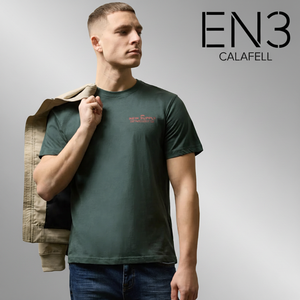 EN3CALAFELL CAMISETA CON PRINT EN LA ESPALDA