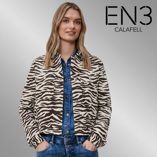 STREET ONE CHAQUETA TEJANA ANIMAL PRINT
