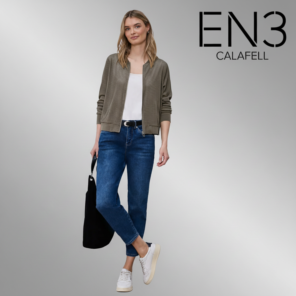 STREET ONE CHAQUETA CALADA VERDE