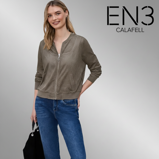 STREET ONE CHAQUETA CALADA VERDE