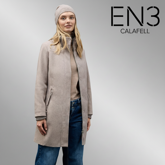 EN3CALAFELL ABRIGO DE PAÑO STREET ONE