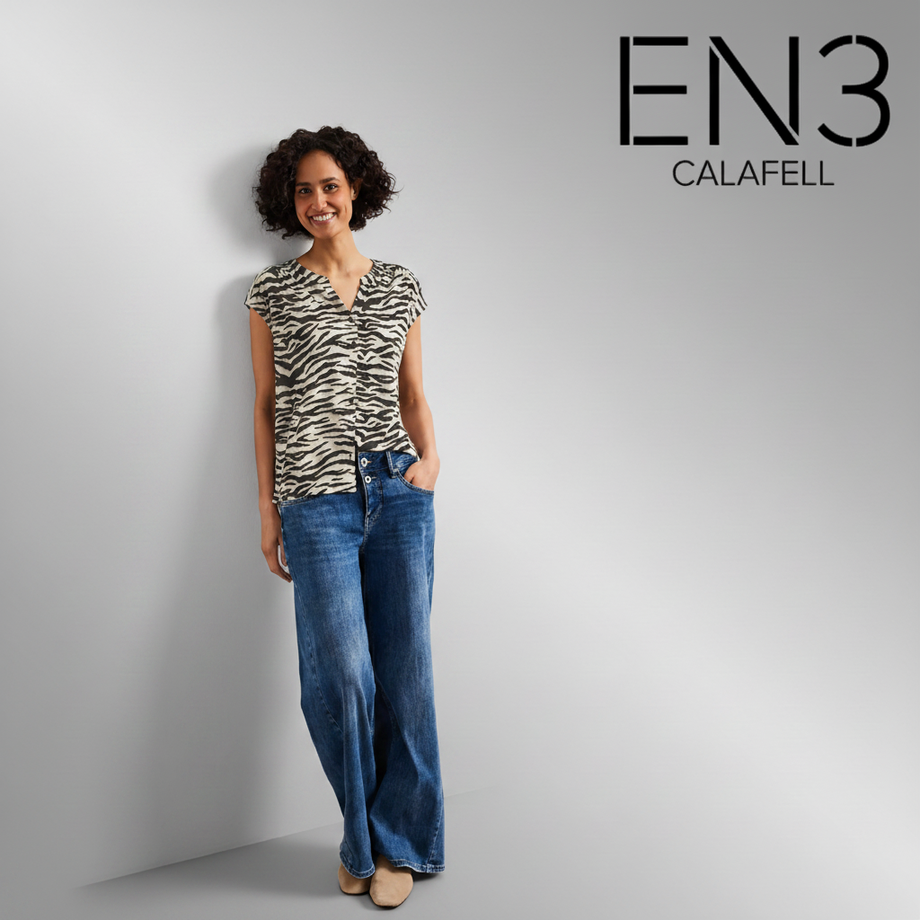 STREET ONE CAMISETA DE PUNTO ANIMAL PRINT
