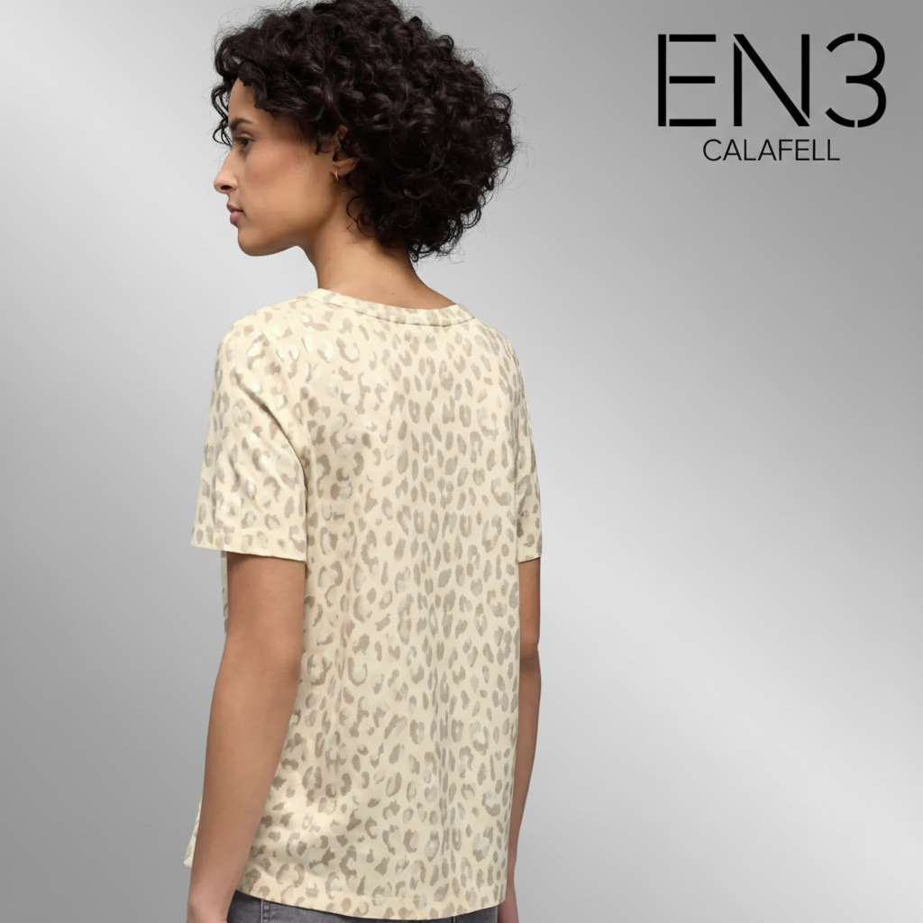 EN3CALAFELL CAMISETA STREET ONE ESTAMPADO ANIMAL PRINT