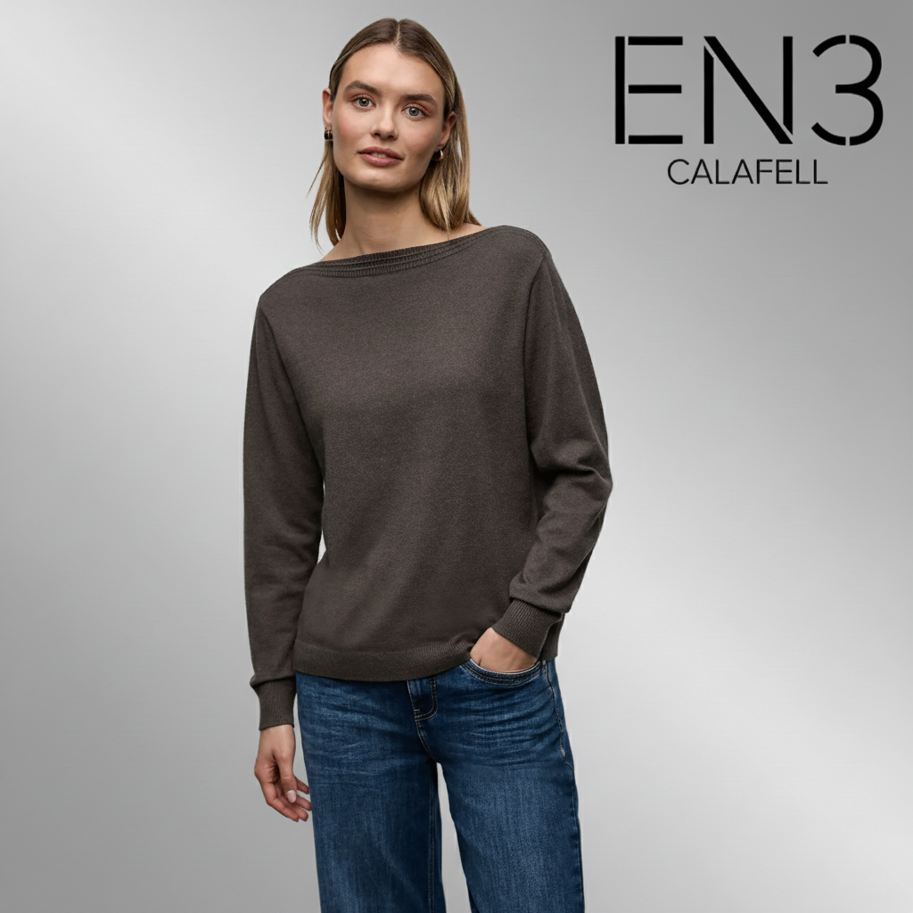 EN3CALAFELL JERSEY MARRON STREET  ONE