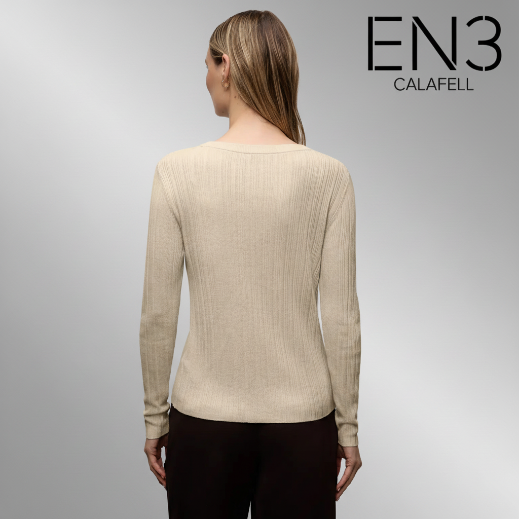 EN3CALAFELL JERSEY PUNTO FINO STREET ONE  BEIGE