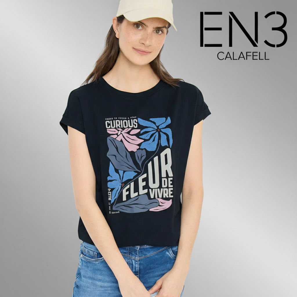 EN3CALAFELL CAMISETA ESTAMPADA CECIL