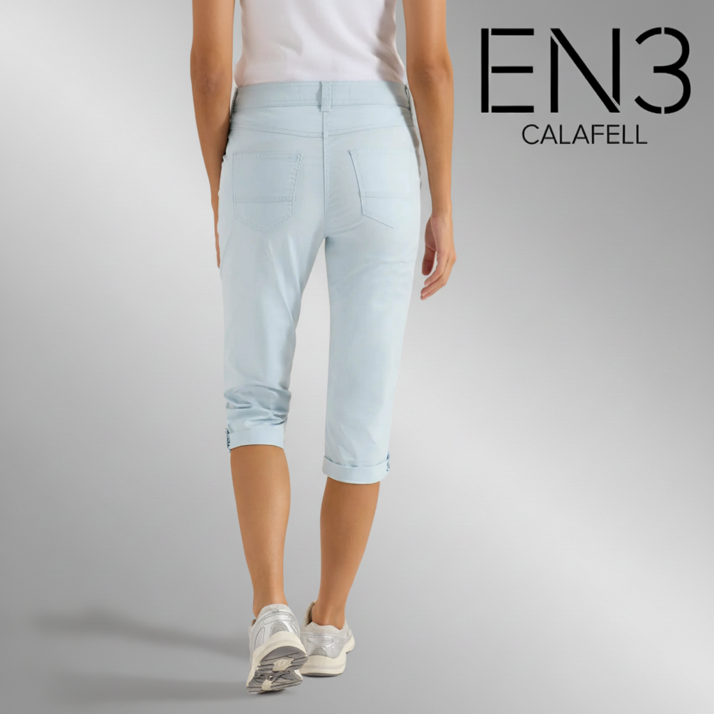 CECIL PANTALON PIRATA CELESTE
