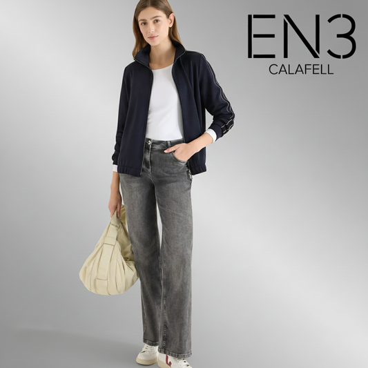 EN3CALAFELL SUDADERA DEPORTIVA CECIL CON CINTA EN MANGAS