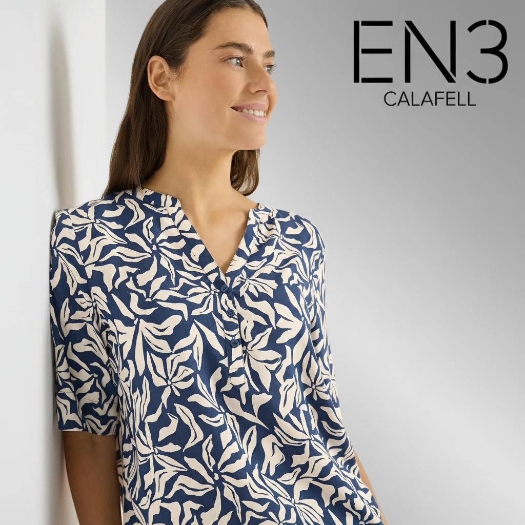 EN3CALAFELL BLUSA ESTAMPADA CECIL
