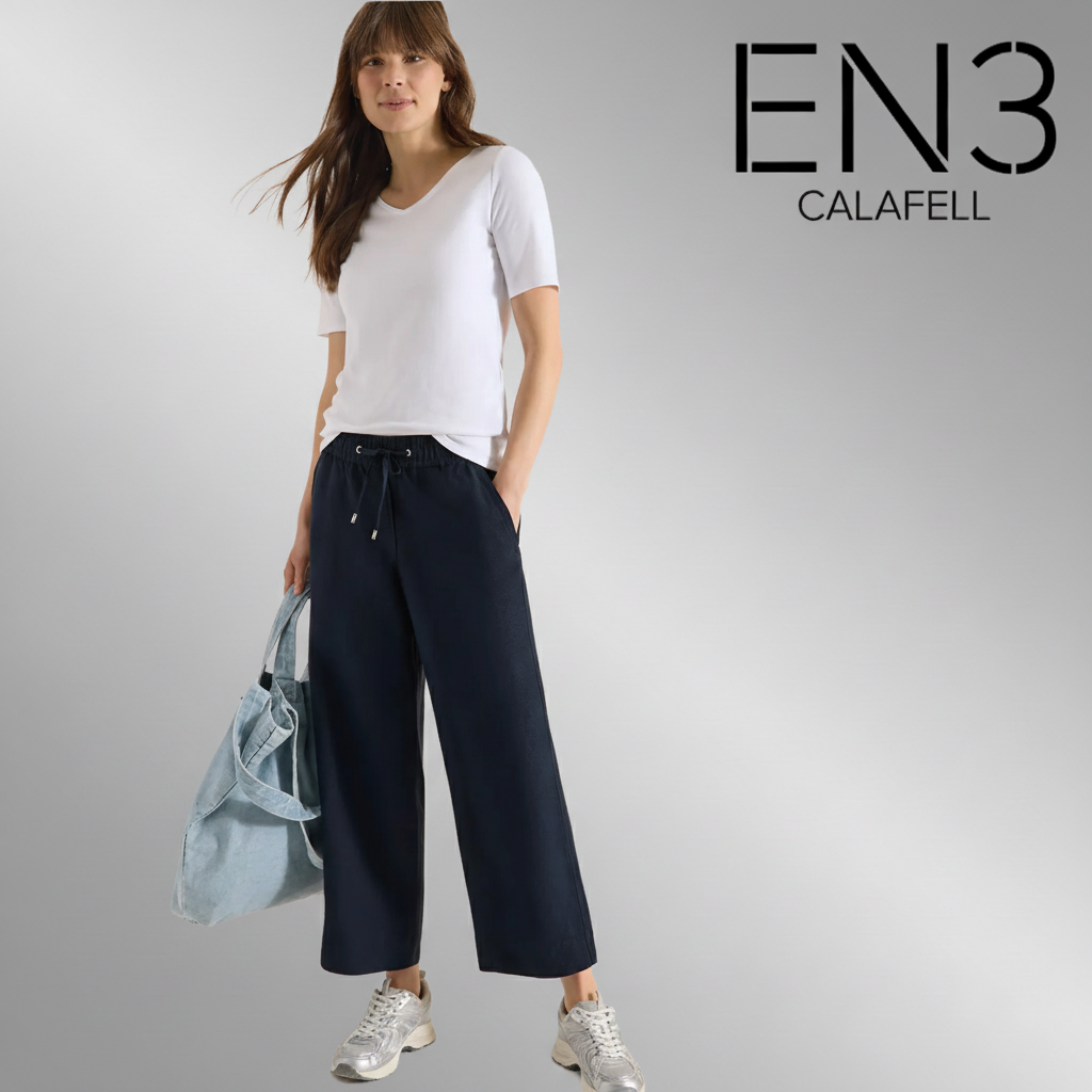 CECIL PANTALON MEZCLA DE LINO Y ALGODON