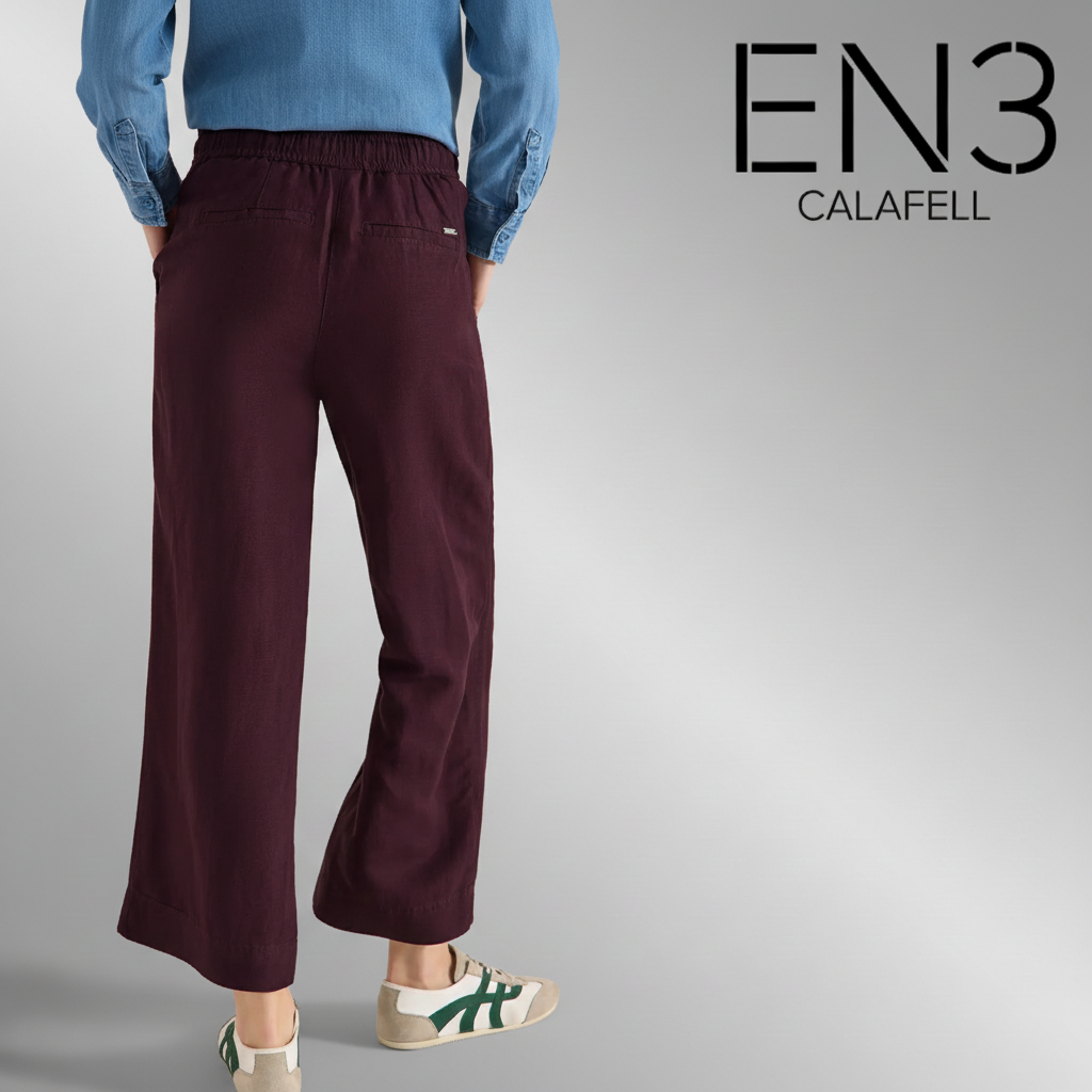 CECIL PANTALON MEZCLA DE LINO Y ALGODON