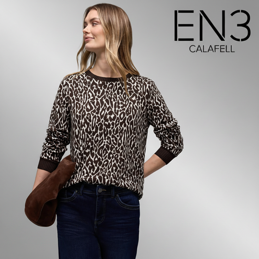 EN3CALAFELL CAMISETA STREET ONE ESTAMPADO LEOPARDO