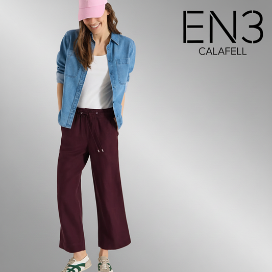 CECIL PANTALON MEZCLA DE LINO Y ALGODON