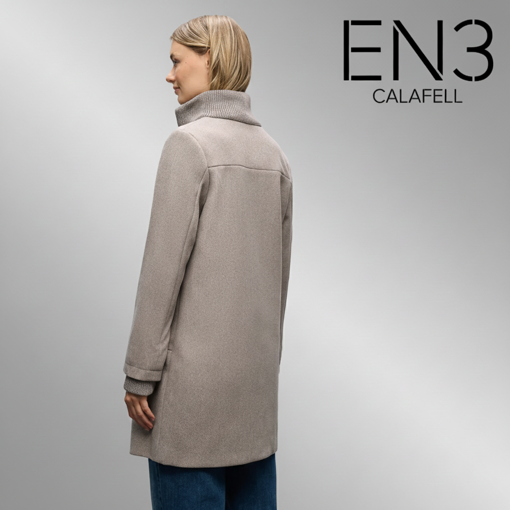 EN3CALAFELL ABRIGO DE PAÑO STREET ONE