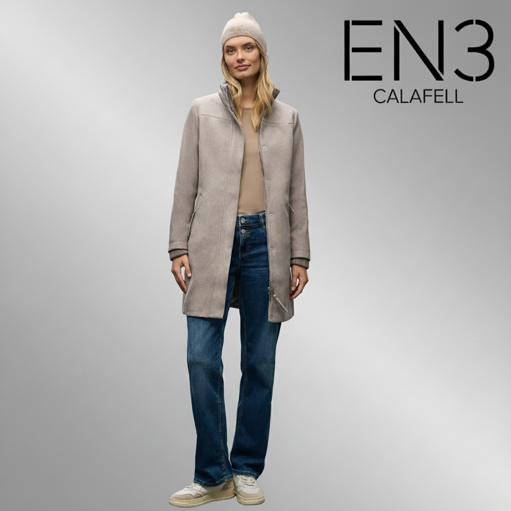 EN3CALAFELL ABRIGO DE PAÑO STREET ONE