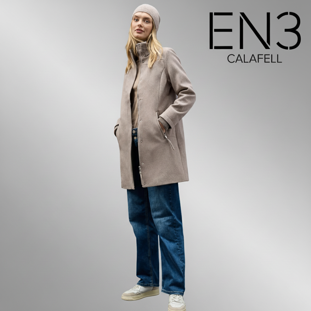 EN3CALAFELL ABRIGO DE PAÑO STREET ONE