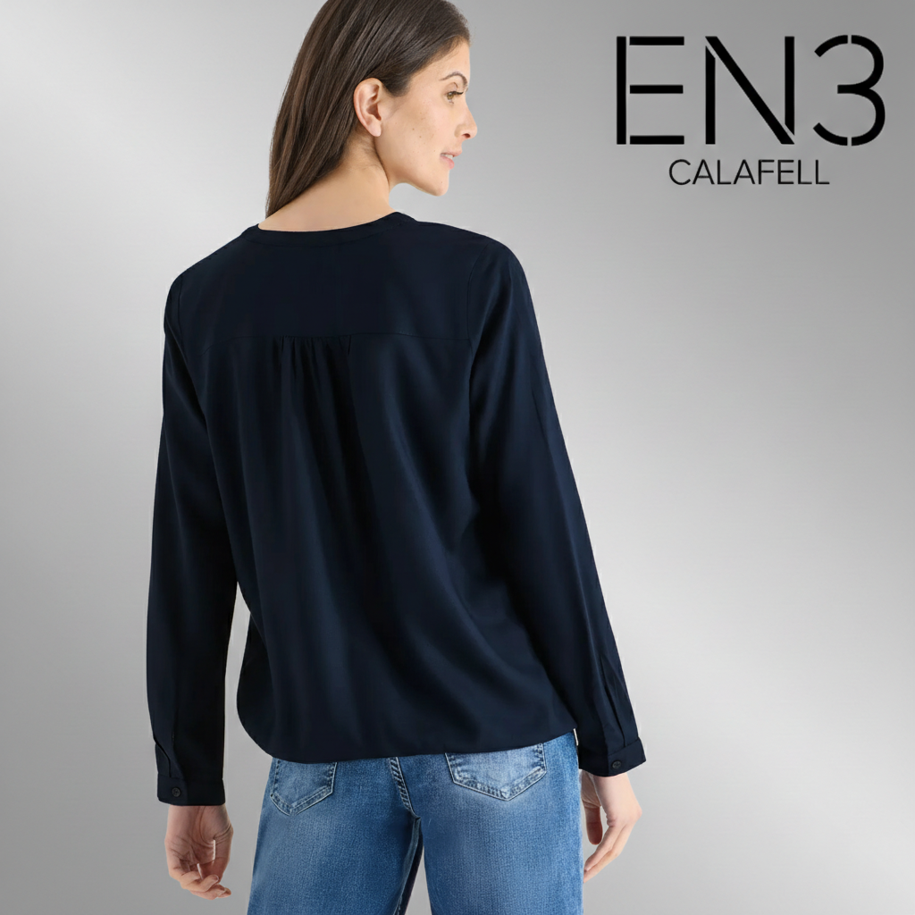 EN3CALAFELL BLUSA BASICA CECIL CUELLO EN V
