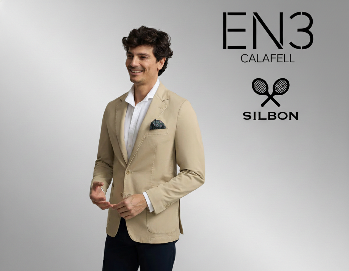 EN3CALAFELL BLAZER CASUAL SILBON ENTALLADA