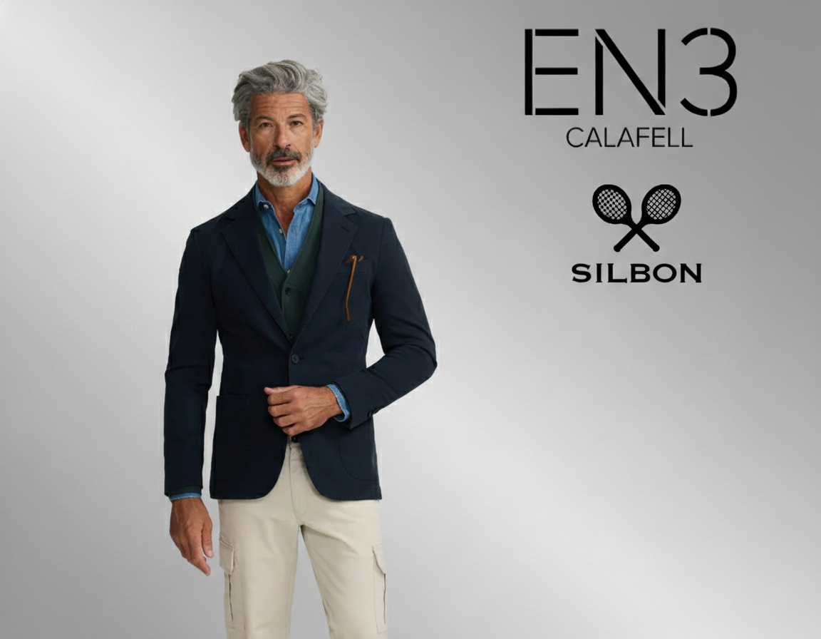 EN3CALAFELL BLAZER CASUAL SILBON ENTALLADA