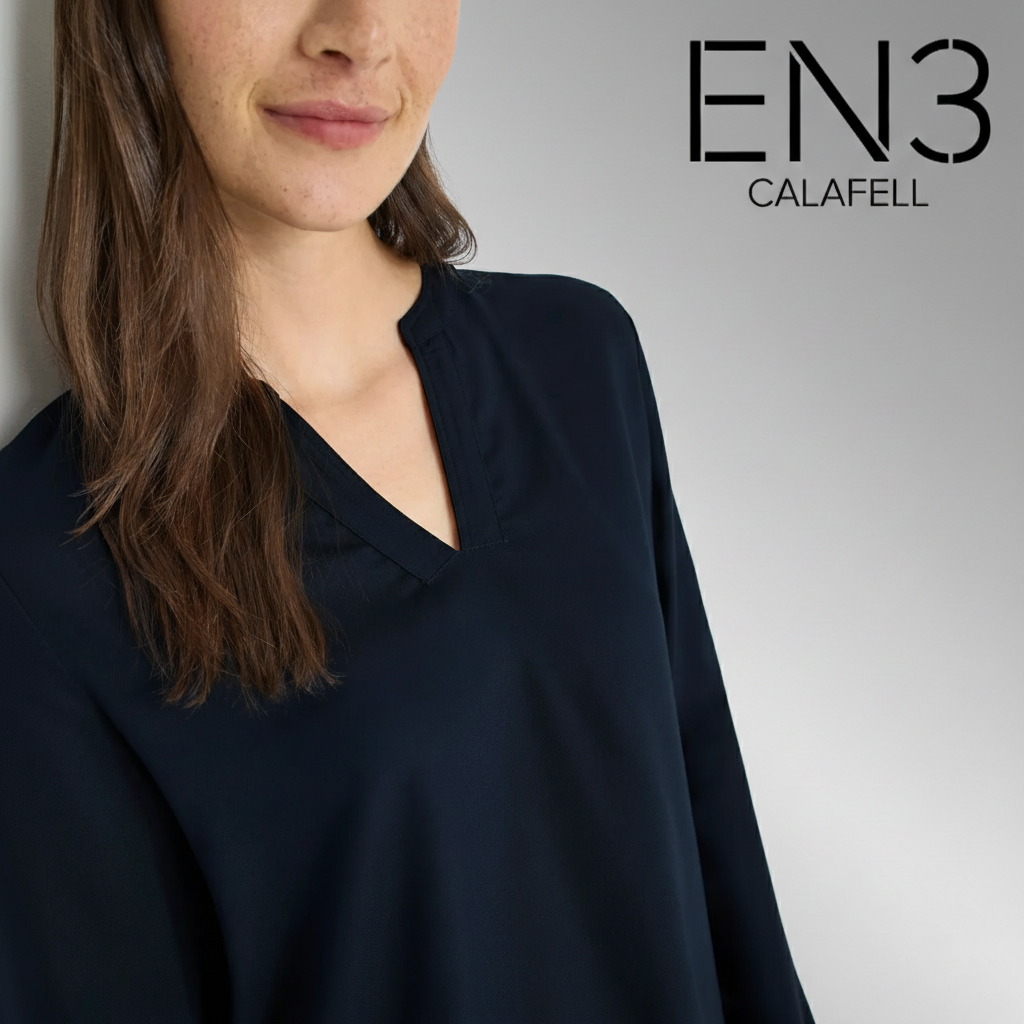 EN3CALAFELL BLUSA BASICA CECIL CUELLO EN V