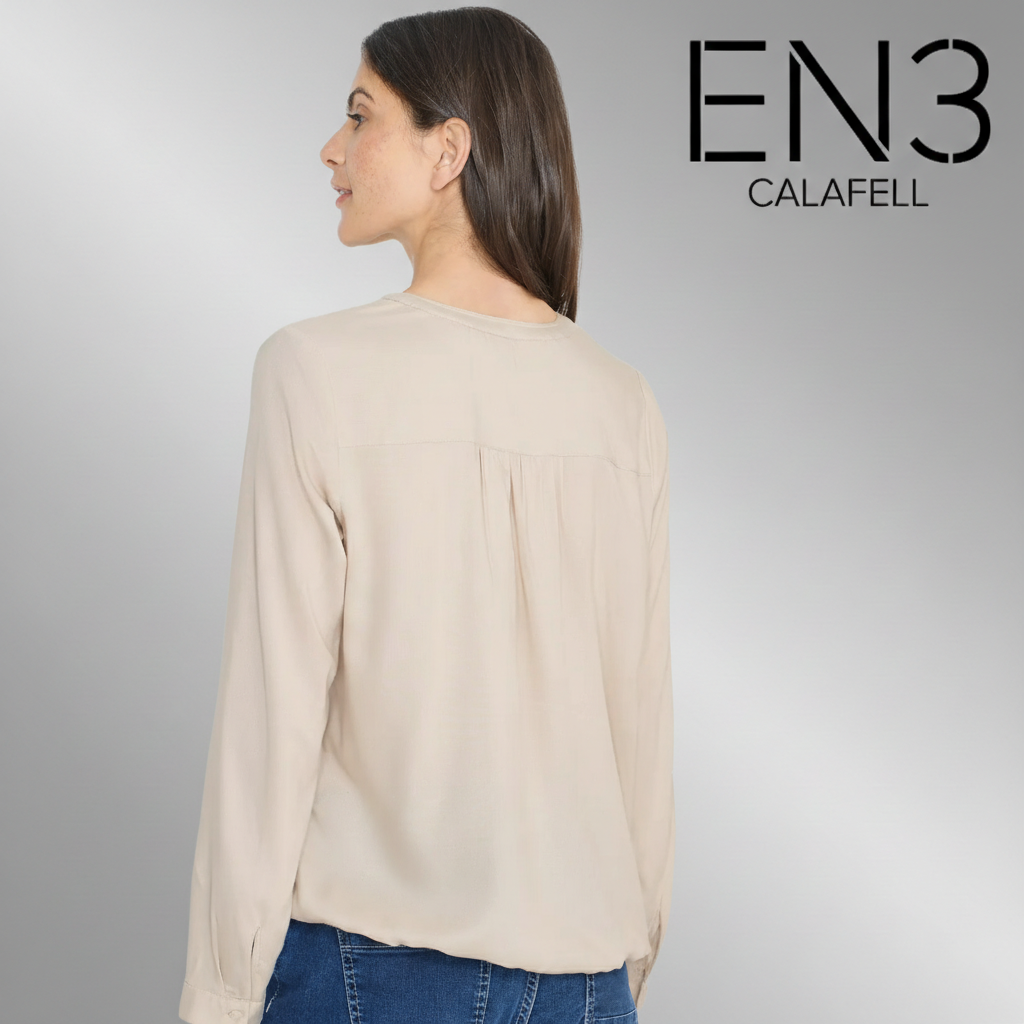 EN3CALAFELL BLUSA BASICA CECIL CUELLO EN V